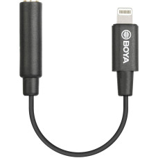 BOYA Lightning į 3,5 mm ausinių lizdo adapteris, MFi TRRS moteriškas Lightning į garso lizdo adapteris, suderinamas su iPhone 13/12 Mini/12 Pro/11/11 Pro/11 Pro/11 Pro Max/SE/X XR XS 8 7