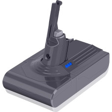 KUNLUN V8 Akku 21.6V V8 Ersatzakku für V8 SV10 Akku Li-Ionen Batterie für V8 Absolute/V8 Animal/V8 Fluffy V8 Motorhead V8 Slim Exclusive Handstaubsauger kabellos Ladegerät