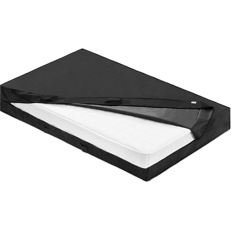 Navaris Mattress Cover Mattress Protector Cover for Mattresses – 100 x 200 x 25 cm Storage Bag Protection Against Dust Mould – Robust and Breathable