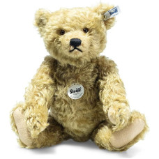 Steiff Kuscheltier Classic 1920 Teddybär, Süßes Stofftier mit Kunststoffaugen, Erwachsene, Sammlerstück, Plüschtier 35 cm, Beige, 000737