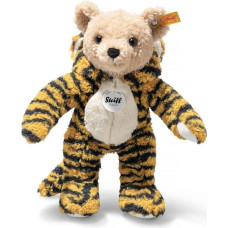 Steiff Cuddly Toy Hoodie Teddy Bear Tiger, Cute Stuffed Toy, Children, Boys & Girls, Soft Cuddly Friends, Plush Toy 27 cm, Multi-Colour, 113161