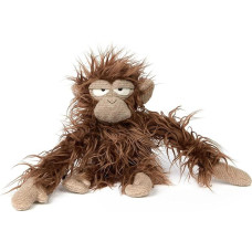 sigikid BeastsTown 39697 Monkey Chimp Jump, Cuddly Toy: Collecting, Gifting, Playing, Cuddling, Children Adults, 3 to 99 Years, Medium Brown/Monkey, 36 x 13 x 12 cm