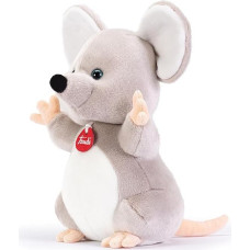 Trudi 23564 Mouse Plush Toy, Grey, M