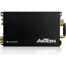 AXTON A642DSP - 5 Channel Amplifier with DSP, Power Amplifier with Mobile Phone App Control, Bluetooth Audio Streaming, Hi-Res Audio Optional, 4 x 32W + 1 x 176W RMS