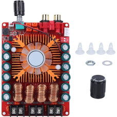 Fafeicy TDA7498E 2X160W Audio Amplifier Board Module, Digital High Performance Dual Channel Stereo System BTL Mono, 85% Work Efficiency, with Polarity Reverse Protection