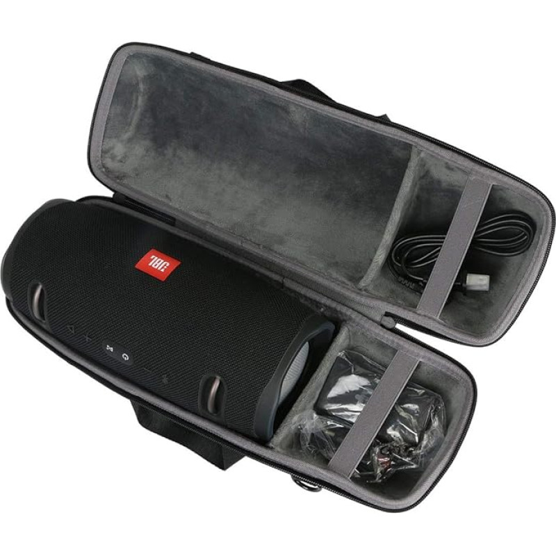 co2CREA Hart Reise Schutz Hülle Etui Tasche für JBL Xtreme 2 /Xtreme Tragbarer Bluetooth Lautsprecher,Nur Tasche