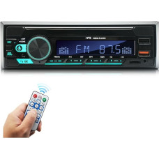 1 DIN Car Radio Audio Stereo DC 12 V AUX USB U-Disk FM Radio Station Bluetooth Car Radio MP3 Player