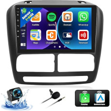 2+64G Android 13 Wireless CarPlay Android Car Radio 2DIN for Fiat Doblo 2010-2015/Opel Combo 2011-2018 Car Radio with Screen 9 Inch with Navigation Bluetooth GPS FM RDS WiFi EQ HiFi + Reversing Camera