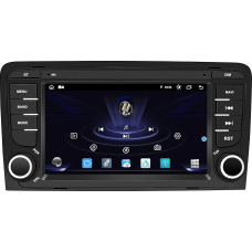 DDKUS Android 13 Car Radio for Audi A3 S3 RS3 8P 2003-2013, 7 Inch Car Radio with SD USB Function Carplay Android Car Bluetooth Steering Wheel Control Reversing Camera (8+128G)