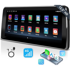 ATOTO 12.3 Inch Touch Screen, Wireless CarPlay and Android Car, Compatible with BMW 5 Series NBT System (2013-2017), All Original Functions, GPS Tracking, DriveChat AI, 2 Bluetooth, 4G LTE