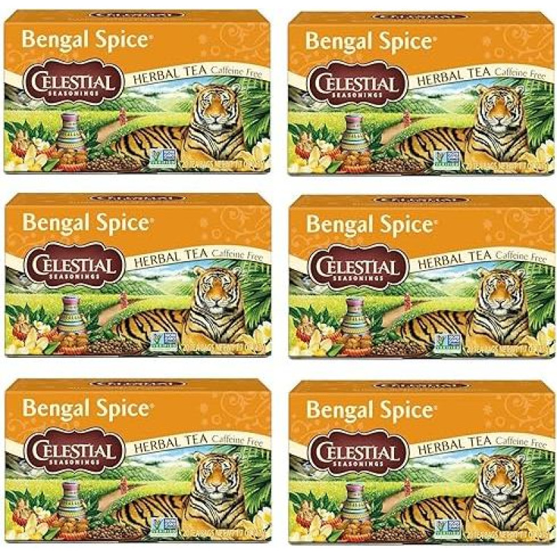 Celestial Seasonings Celestial Seasoning Bengalijos prieskoniai - 20 maišelių pakuotėje