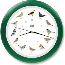 KooKoo Quartz Movement songbird clock, the songbird Clock is a clock with 12 native songbirds and genuine, natural bird calls, wall clock with light sensor