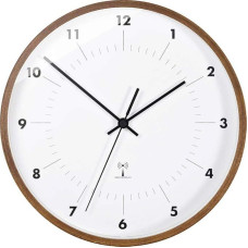 TFA-Dostmann 98.1097 Radio-Controlled Wall Clock with Wooden Veneer