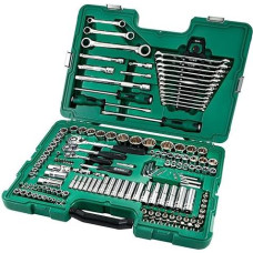 SATA ST09510SJ 150 dalių metrinių SAE lizdų rinkinys su 1/4