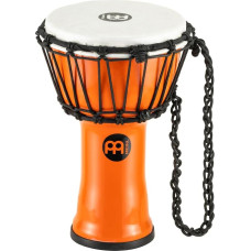 Meinl Percussion JRD Djembe Musical Instrument - Very Small Hand Drum - Travel Instrument - Diameter 7 Inches - Plastic, Orange (JRD-O)