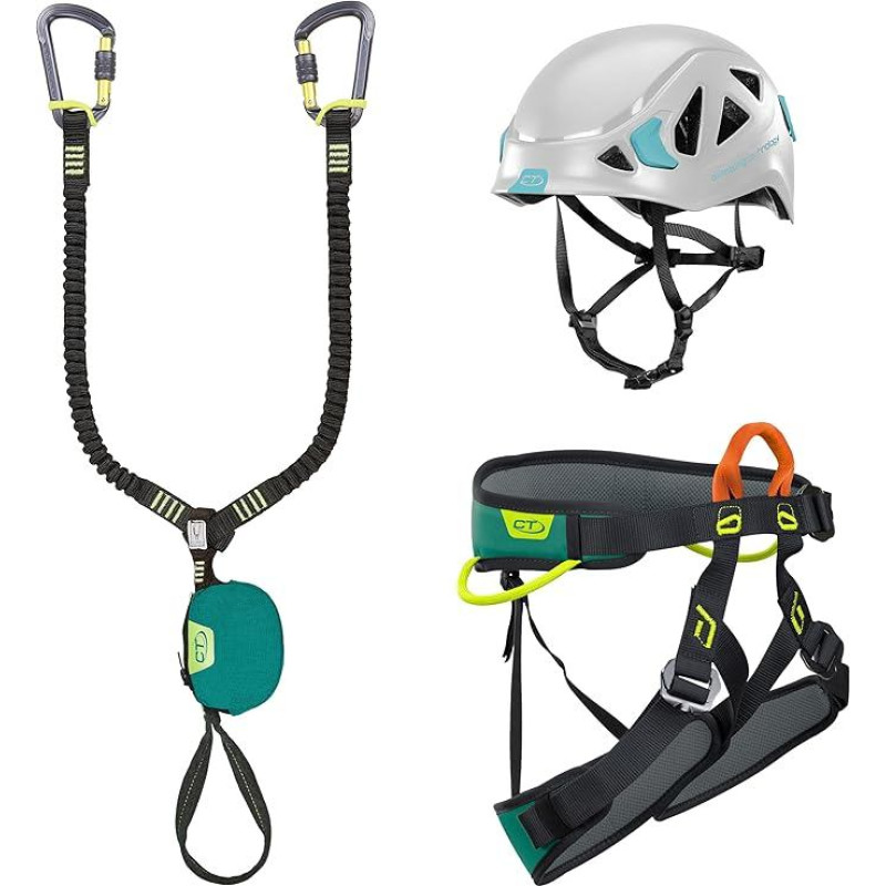 Climbing Technology Via Ferrata-Kit Classic S-M, Unisex, Suaugęs, Žalia