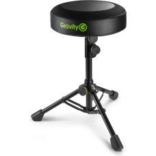 Gravity FD Seat 1 Round Musician's Stool Foldable Height Adjustable