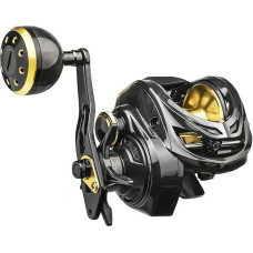 Karpfenrute Aluminium Baitcaster Hochgeschwindwindigkeits Süßwasser Und Salzwasser Doppelgriffrolle Mit Maximaler Zugkraft Von 16 Kg Angelrollen