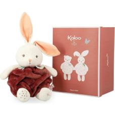 Kaloo - Plume - Kokon der Liebe Zimtfarbener Hase Ultra-weicher Plüschhase 30 cm - Großes Baby-Kuscheltier - Entwickelt den Tastsinn - Hübsche Personalisierbare Geschenkbox - Ab Geburt, K214003
