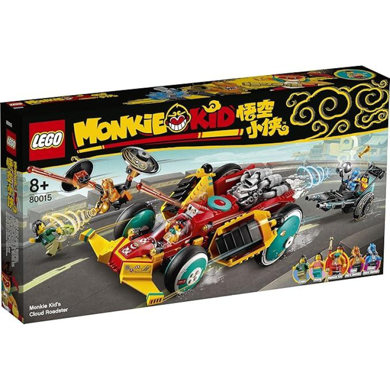 LEGO 80015 Monkie Kid Monkie Kids™ Clouds Roadster 659 detalių
