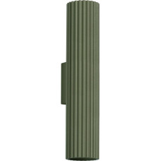 SOLLUX lighting Indoor Wall Light Aluminium 1 Bulb 6.5 x 8 x 30 cm Carbon Olive Green