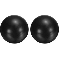 QUARKZMAN 2 Stück PP Kunststoff Lagerkugeln 30mm Solide Kunststoffkugeln G2 Präzision Polypropylen Mini Kugeln Schwarz