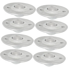 8 Stück Universal-Kugelübertragungs-Kugellager, Drehgelenk, Kugellager, Kugelrollen, Rollen, Rollenübertragungslager, Rollenkugellager, Rollenkugelübertragungslager, Kugelübertragungseinheit, Stahl
