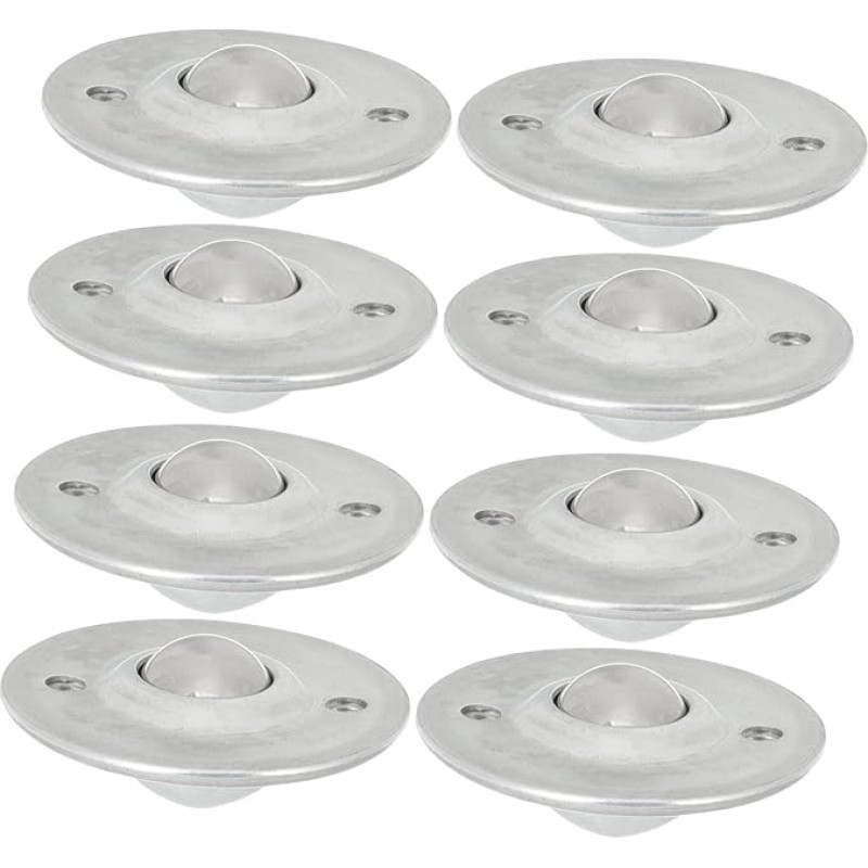 8 Stück Universal-Kugelübertragungs-Kugellager, Drehgelenk, Kugellager, Kugelrollen, Rollen, Rollenübertragungslager, Rollenkugellager, Rollenkugelübertragungslager, Kugelübertragungseinheit, Stahl