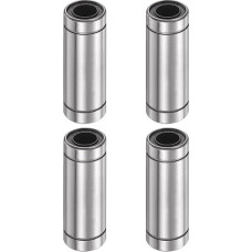 išteklių žemėlapis LM8LUU Linearkugellager, 8 mm Bohrungsdurchmesser, 15 mm Außendurchmesser, 45 mm Länge, doppelseitige Gummidichtung, Linearbewegungslager für 3D-Drucker, CNC-Maschinen-Anwendungen, ABEC3