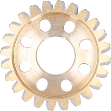 Messinggetränke 24 Zähne hohe Drehmoment Selbstverriegelung 14mm Mittelloch 1.5 Modul für Motorantriebsgeräte und Robotikanwendungen langlebiges Messingmaterial
