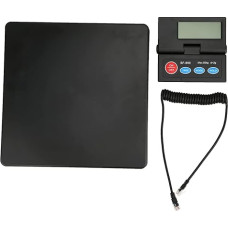 Elektroninės platforminės svarstyklės, 50 kg, 2 g, didelio tikslumo skaitmeninės svarstyklės su skystųjų kristalų ekranu, 4 dalių režimai, skirtos komerciniam naudojimui virtuvėje, patvari ABS medžiaga, 25 x 25 cm