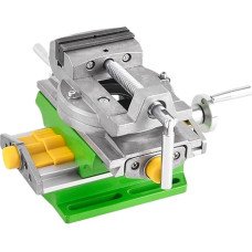 Fräsmaschine, Fräs- und Bohrschraubstock, Kreuzschlitten-Schraubstock 2 in 1, Arbeitstisch aus Aluminiumlegierung, Verbundtisch-Kreuzschraubstock for Bohrmaschine (negalima pasukti)
