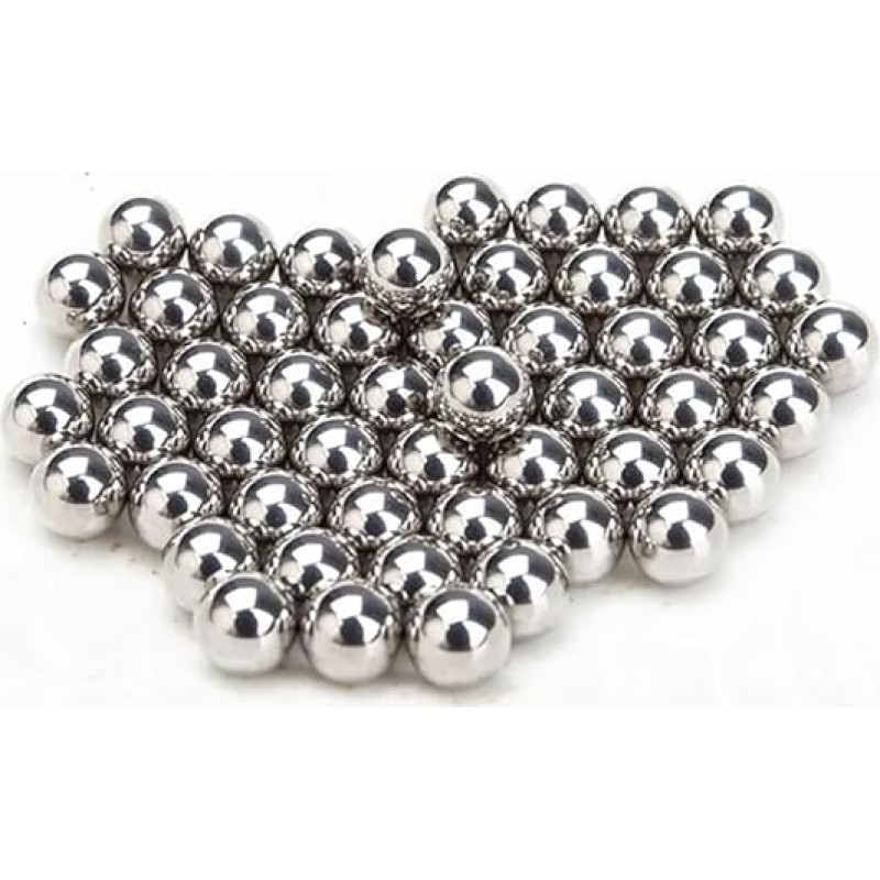 Rutuliniai guoliai, tikslūs rutuliukai iš nerūdijančio plieno, kieti 304 nerūdijančio plieno rutuliukai, guolių rutuliukai, lygūs rutuliukai (10 vnt., 3,5 mm)