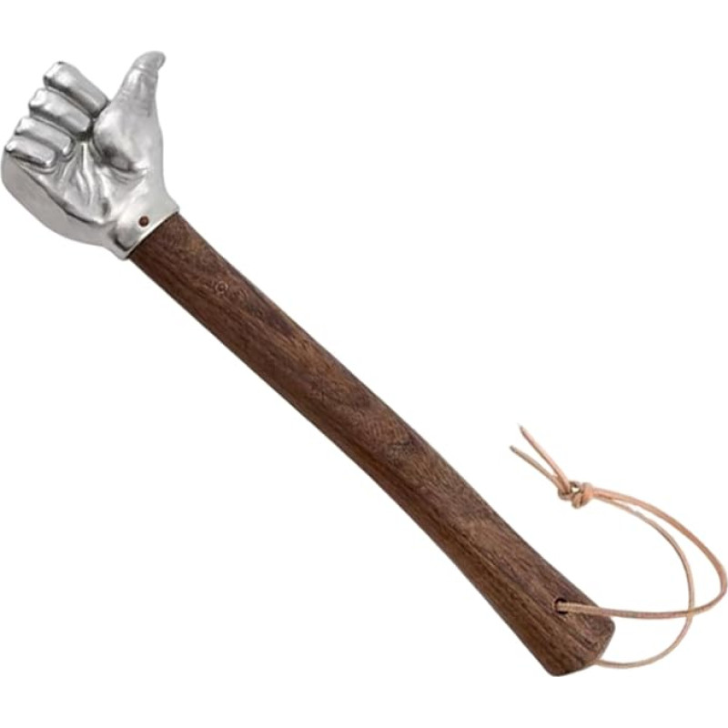 Fausthammer aus Edelstahl, kleiner Hammer mit Holzgriff, Hand-Hardware-Werkzeug für Gartenarbeit, Haushalt, Auto, Outdoor, Camping (Daumenkopf), Faust