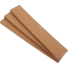 TOYANDONA 3 Stück Selbstklebende Korkstreifen Kork Pinnwandleiste 30x5cm Korkleiste Wandverzierend Wiederverwendbar Memoboard Wohnzimmer Büro
