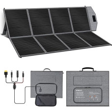 400 W nešiojama saulės baterija, sulankstomas saulės įkroviklis, MC4 maitinimo šaltinis ir kelių išėjimų liaudies modulis, atsparus vandeniui IP65, skirtas lauko stovyklavietei, nešiojamajai jėgainei Motorhome RV Garden Balcony