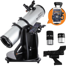 Celestron 22482 StarSense Explorer 150 mm Smartphone-App-fähiges Dobson-Tischteleskop mit StarSense-App, damit Sie Nebel, Planeten und mehr finden können - mit iPhone/Android kompatibel