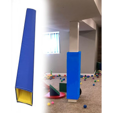 Generisch Schaumstoff-Säulenabdeckung für Kellerstangen, Basketball-Crashpad für drinnen und draußen, Schutz für Fußballpfosten in der Garage, blau, 27 x 27 cm - langlebig und sicher.