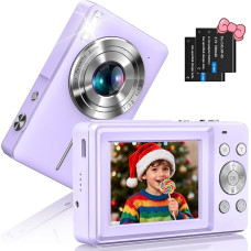 Skaitmeninis fotoaparatas 1080P 44MP foto kamera su 16X skaitmeniniu priartinimu Nešiojamasis kompaktiškas fotoaparatas Vlogging Skaitmeninis fotoaparatas vaikams paaugliams pradedantiesiems