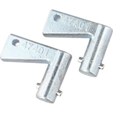Batterietrennschlüssel für JCB 701/47401 für Minibagger und Dumper, direkter Ersatz aus Metall, 2 Stück
