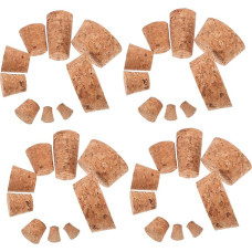 CLISPEED 80stücke Korkstopfen Konisch Flaschenkorken Aus Kork Ersatz-stopfen Für Flaschen Vielseitig Einsetzbar