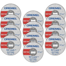 Dremel EZ456B 12PK MTL pjovimo ratukas, sidabrinės spalvos, pakuotė po 1 vnt.