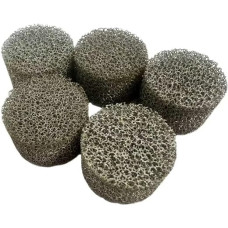 Medžiaginė plokštelė - 20 PPI metalinė plokštelė, skirta akumuliatoriams, absorbcijai ir filtravimui(100mmx25mm)