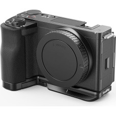 SMALLRIG ZV-E10 II L-Shaped Plate with Silicone Grip Handle for Sony ZV-E10 II, Integrated Quick Release Plate for Arca, 1/4