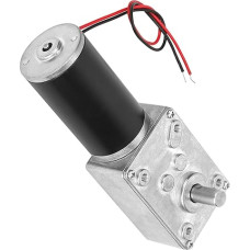 Generic Reversibler Schneckengetriebemotor, Schlagfester Elektrischer Getriebemotor für Werbegeräte und Intelligente Geräte (12 V, 12 U/min)