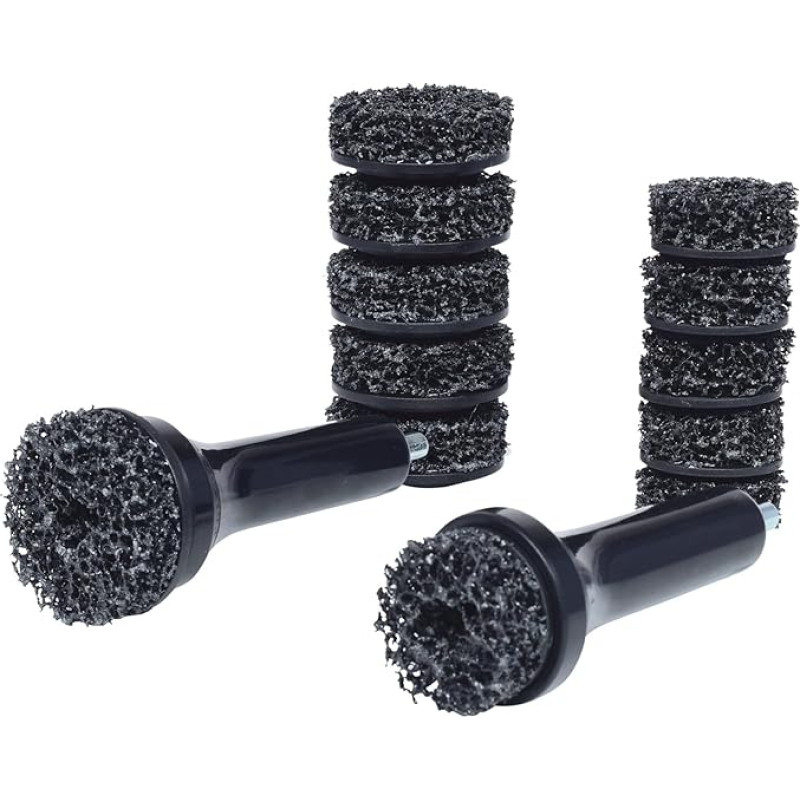 KS Tools 100.4080 Ratų stebulės varžtų šlifavimo rinkinys, 14 vnt.