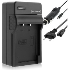 Įkroviklis (tinklo / automobilio), skirtas NP-20 / Casio EX-M1 M2 S1 S2 S3 S100 S500 S600 / BenQ DC... - Žiūrėti sąrašą