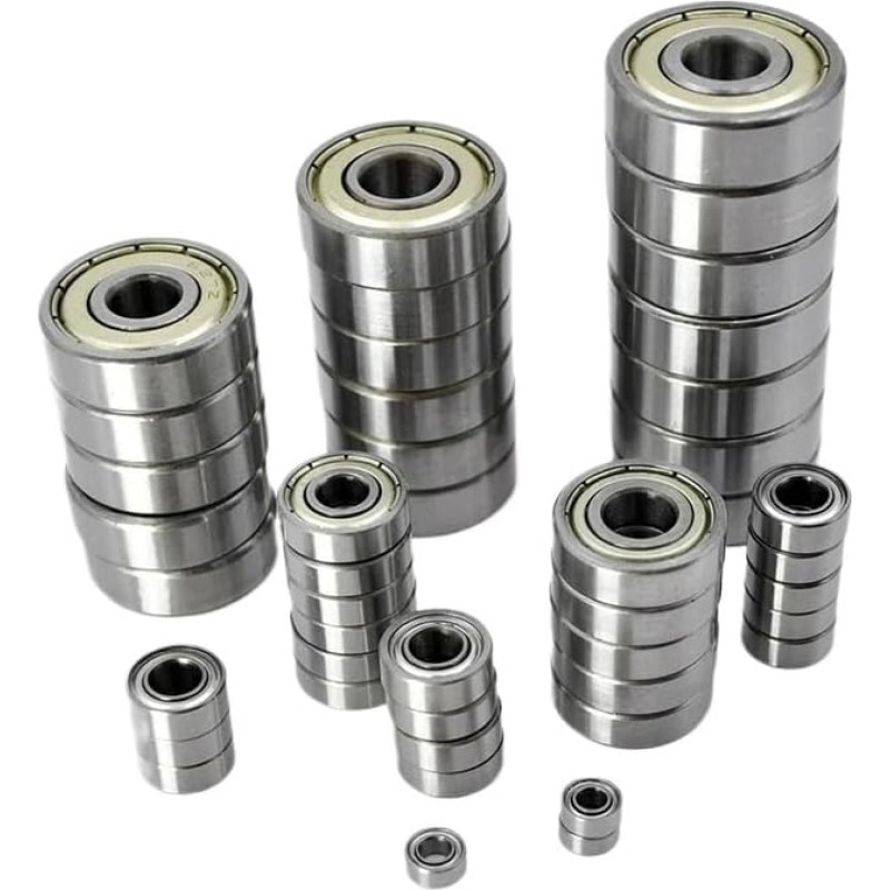 10/50vnt. mažų guolių 2mm 3 4 5 6 6 7 8 9 10 Bore x 11 22 15 Miniatiūriniai guoliai