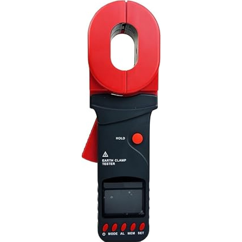 Widerstandsmesser, Erdungswiderstandsmessgerät mit Zange 278A+ Erdungsschleifenwiderstand 32MM Große Zange zur Leckstromerkennung