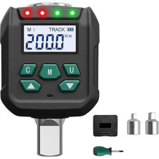 Digitaler Drehmomentprüfer, Digitaler Drehmomentadapter, 7,38-147,5 Ft.Lb/10-200 NM, elektronischer Drehmomentschlüssel-Konverter mit ± 2% Genauigkeit for Fahrrad und Motorrad